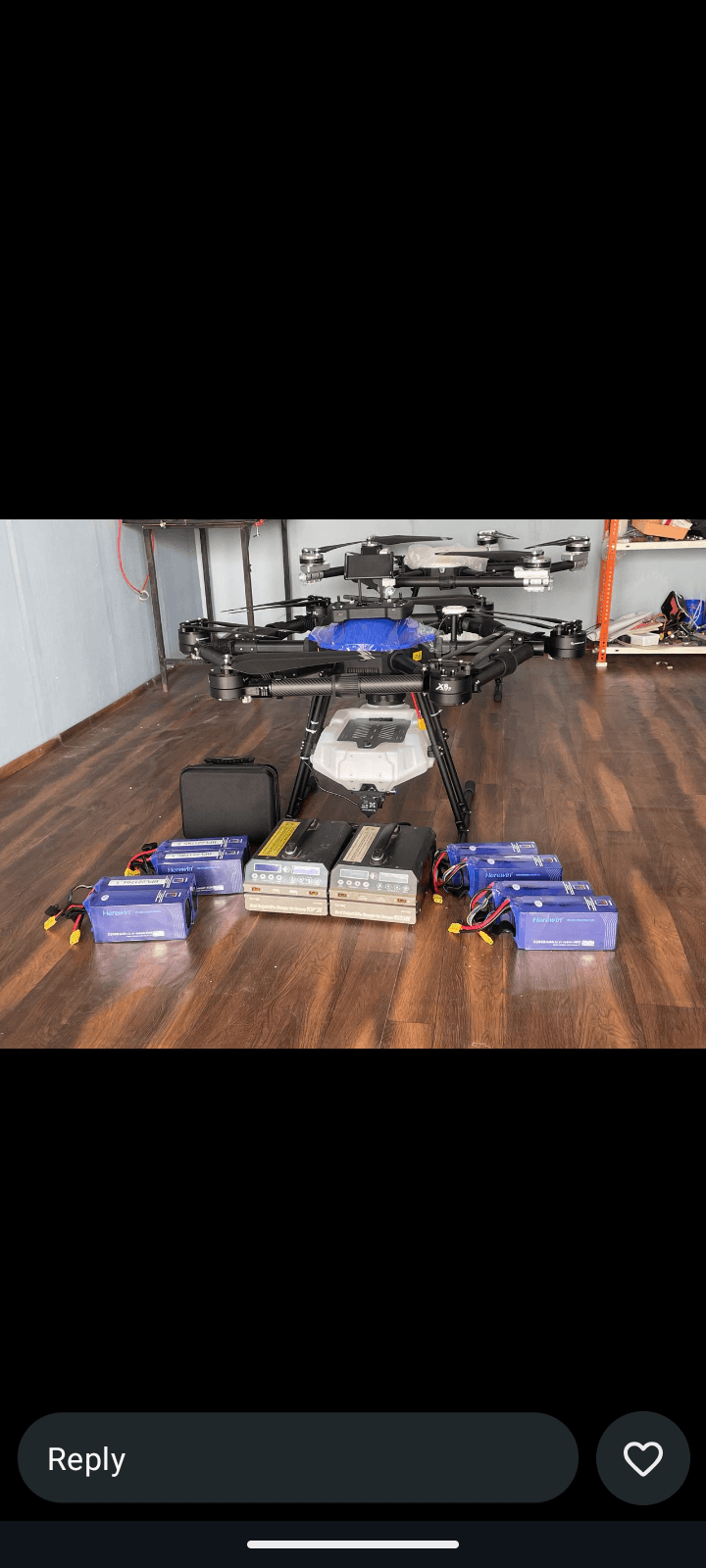 Lakshya Aerotech drone kit prepared for field operations